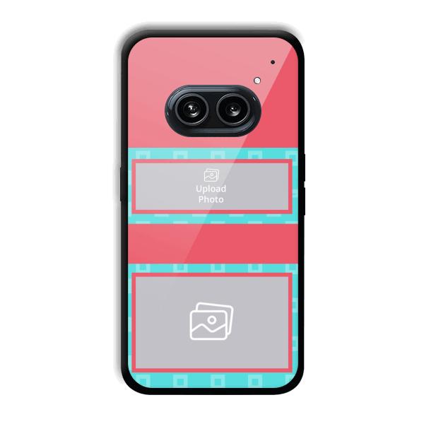 Blue Pink Customized Printed Back Cover for Nothing Phone (2a) 5G