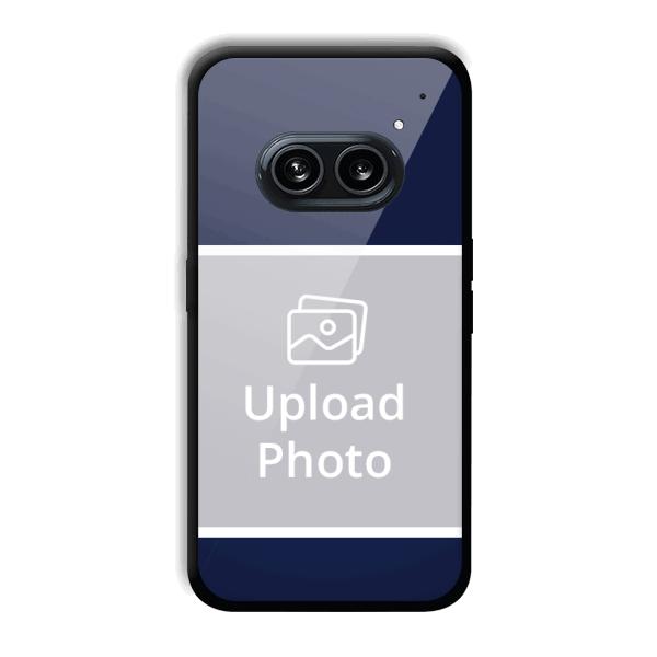 Blue White Customized Printed Back Cover for Nothing Phone (2a) 5G