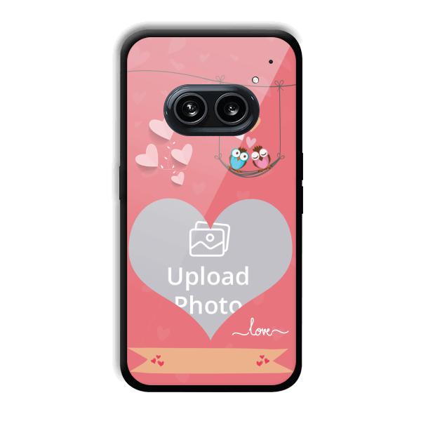 Love Birds Design Customized Printed Back Cover for Nothing Phone (2a) 5G
