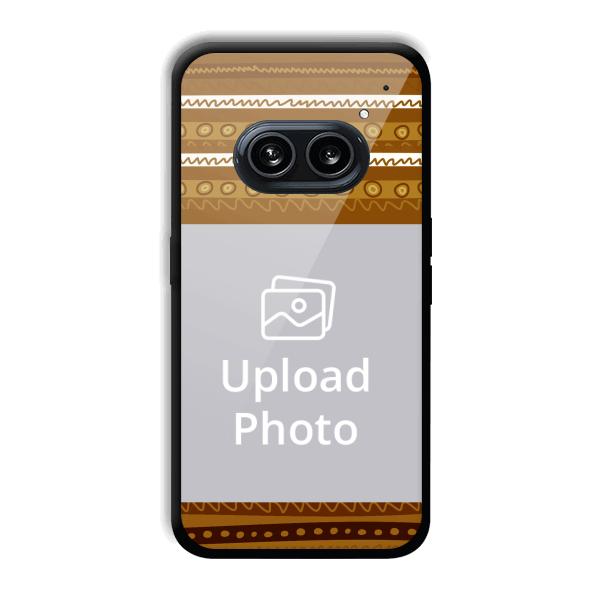 Brown Lines Customized Printed Back Cover for Nothing Phone (2a) 5G