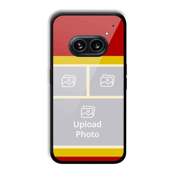 Red Yellow Collage Customized Printed Back Cover for Nothing Phone (2a) 5G