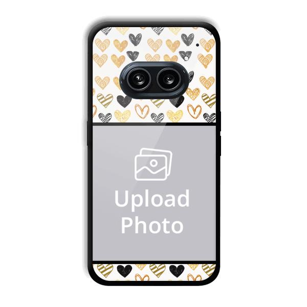 Small Hearts Customized Printed Back Cover for Nothing Phone (2a) 5G