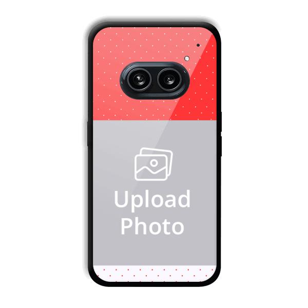 Red White Customized Printed Back Cover for Nothing Phone (2a) 5G