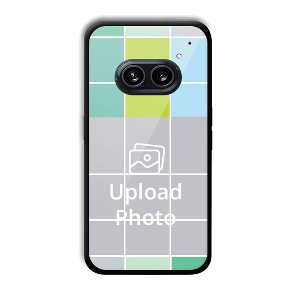 Grid Customized Printed Back Cover for Nothing Phone (2a) 5G