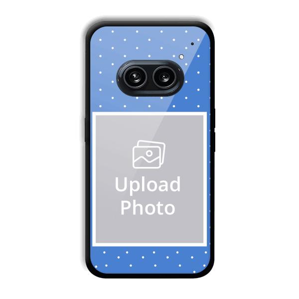Sky Blue White Customized Printed Back Cover for Nothing Phone (2a) 5G