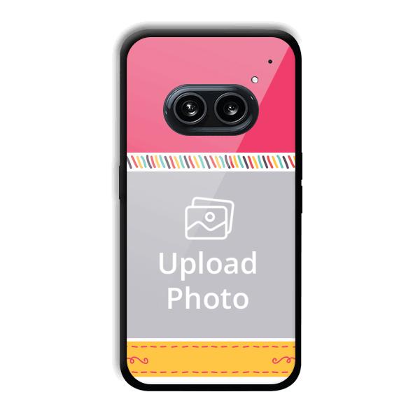 Pink Yellow Customized Printed Back Cover for Nothing Phone (2a) 5G