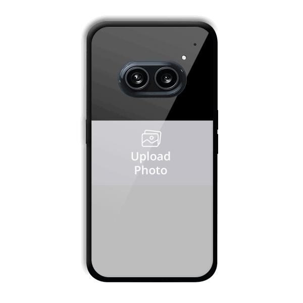 Black & Grey Customized Printed Back Cover for Nothing Phone (2a) 5G
