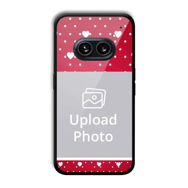 White Hearts Customized Printed Back Cover for Nothing Phone (2a) 5G