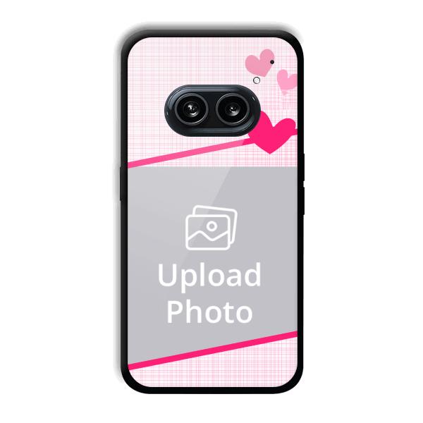 Pink Check Customized Printed Back Cover for Nothing Phone (2a) 5G