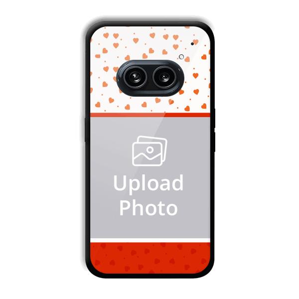 Orange Hearts Customized Printed Back Cover for Nothing Phone (2a) 5G