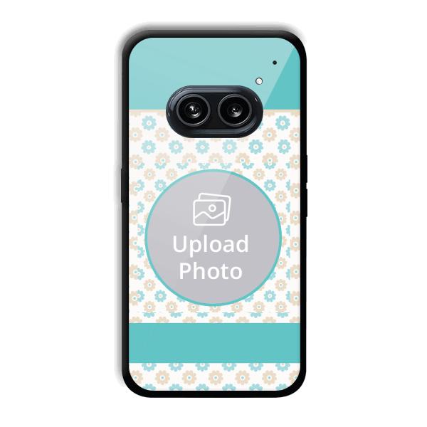 Blue Flowers Customized Printed Back Cover for Nothing Phone (2a) 5G