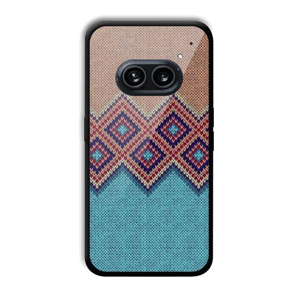 Fabric Design Phone Customized Printed Back Cover for Nothing Phone (2a) 5G