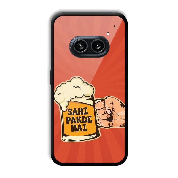 Sahi Pakde Hai Phone Customized Printed Back Cover for Nothing Phone (2a) 5G