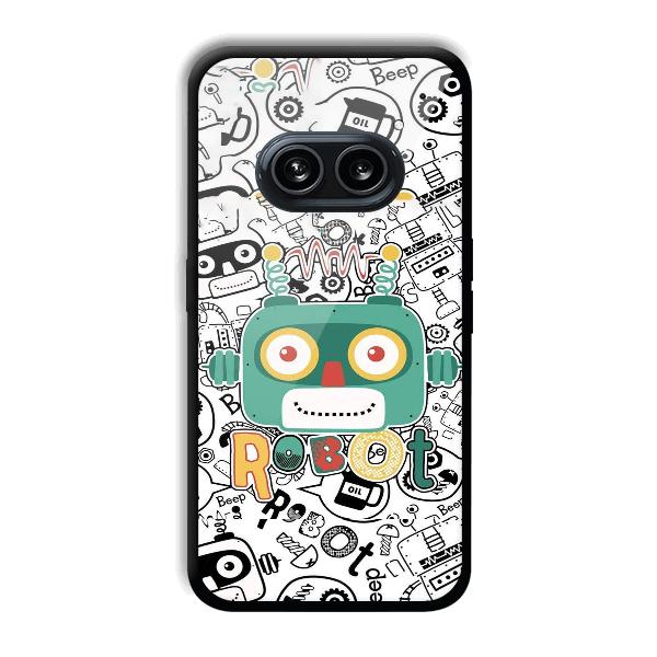 Animated Robot Phone Customized Printed Back Cover for Nothing Phone (2a) 5G