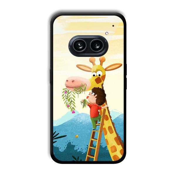 Giraffe & The Boy Phone Customized Printed Back Cover for Nothing Phone (2a) 5G