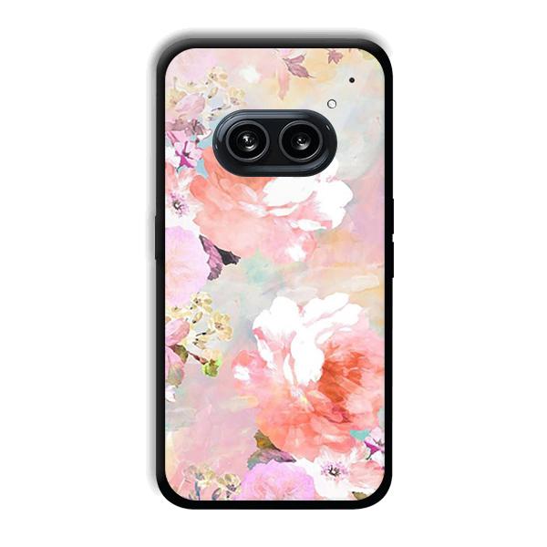 Floral Canvas Phone Customized Printed Back Cover for Nothing Phone (2a) 5G