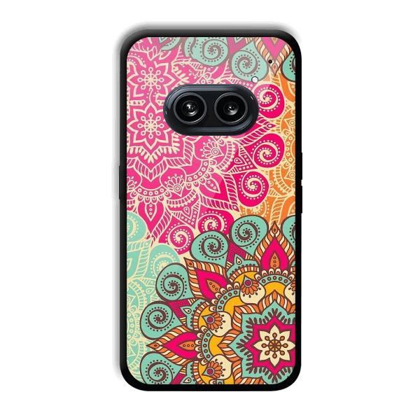 Floral Design Phone Customized Printed Back Cover for Nothing Phone (2a) 5G