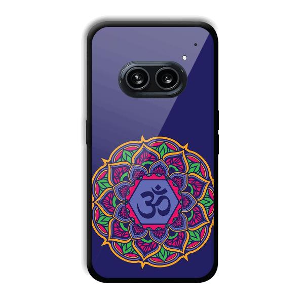 Blue Om Design Phone Customized Printed Back Cover for Nothing Phone (2a) 5G