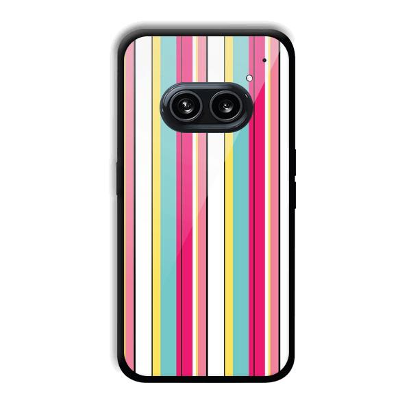 Lines Pattern Phone Customized Printed Back Cover for Nothing Phone (2a) 5G