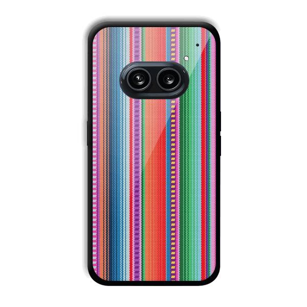 Fabric Pattern Phone Customized Printed Back Cover for Nothing Phone (2a) 5G