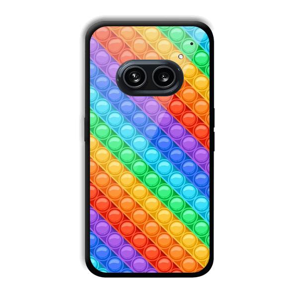 Colorful Circles Phone Customized Printed Back Cover for Nothing Phone (2a) 5G