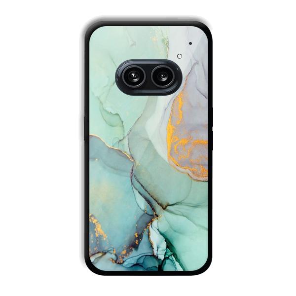 Green Marble Phone Customized Printed Back Cover for Nothing Phone (2a) 5G
