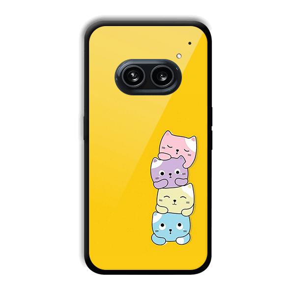 Colorful Kittens Phone Customized Printed Back Cover for Nothing Phone (2a) 5G