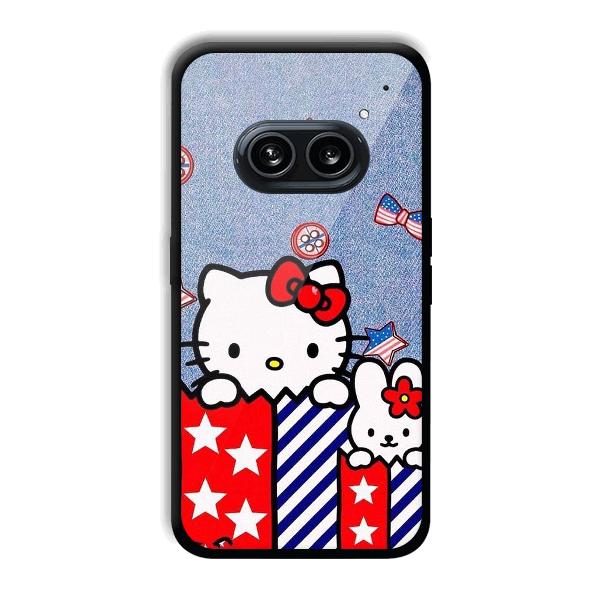 Cute Kitty Phone Customized Printed Back Cover for Nothing Phone (2a) 5G