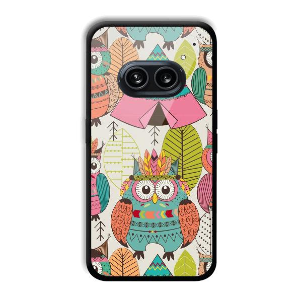 Fancy Owl Phone Customized Printed Back Cover for Nothing Phone (2a) 5G