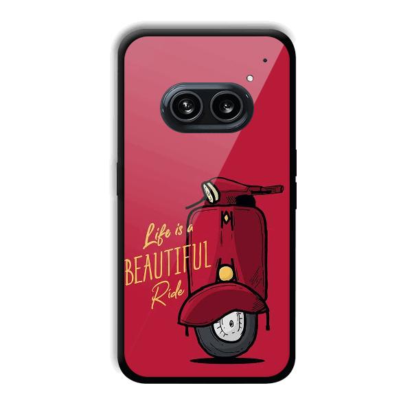 Life is Beautiful Phone Customized Printed Back Cover for Nothing Phone (2a) 5G