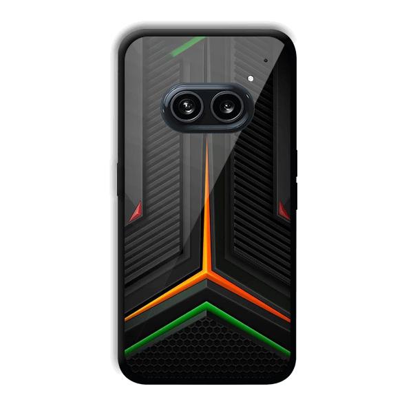 Black Design Phone Customized Printed Back Cover for Nothing Phone (2a) 5G