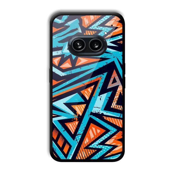 Zig Zag Pattern Phone Customized Printed Back Cover for Nothing Phone (2a) 5G