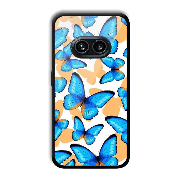 Blue Butterflies Phone Customized Printed Back Cover for Nothing Phone (2a) 5G