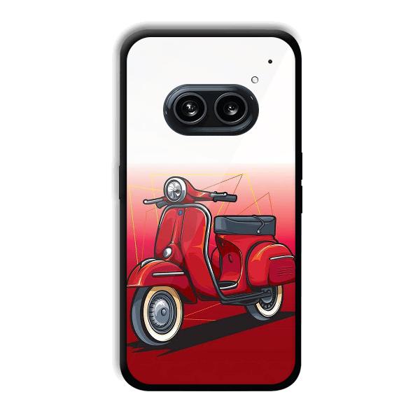 Red Scooter Phone Customized Printed Back Cover for Nothing Phone (2a) 5G