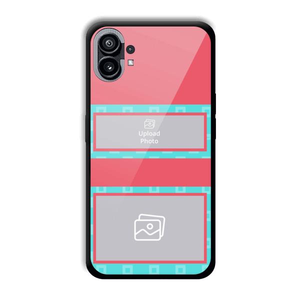 Blue Pink Customized Printed Back Cover for Nothing Phone (1)