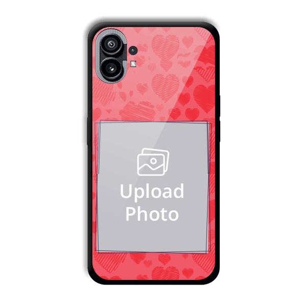 Red Hearts Customized Printed Back Cover for Nothing Phone (1)