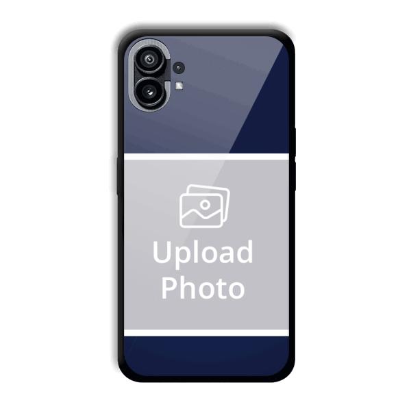 Blue White Customized Printed Back Cover for Nothing Phone (1)