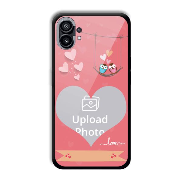 Love Birds Design Customized Printed Back Cover for Nothing Phone (1)