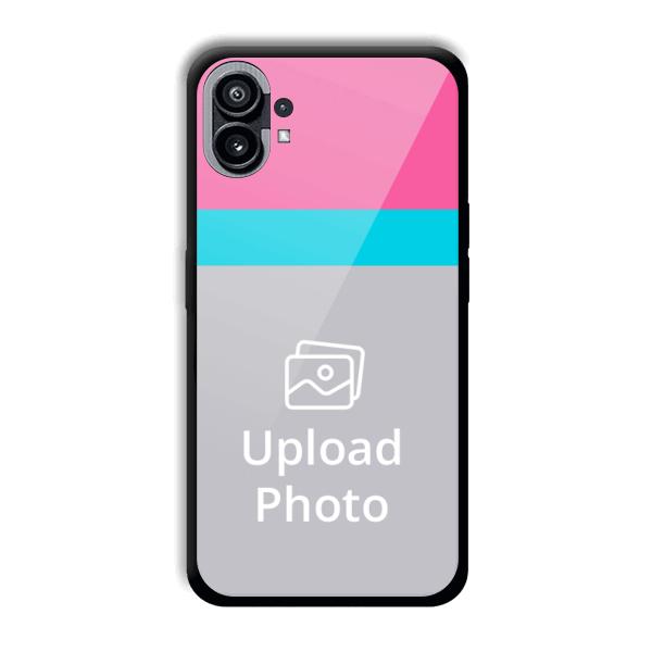 Pink & Sky Blue Customized Printed Back Cover for Nothing Phone (1)
