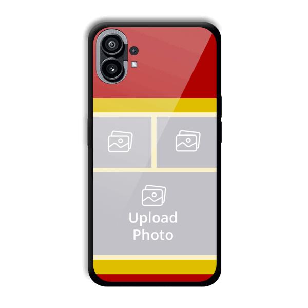 Red Yellow Collage Customized Printed Back Cover for Nothing Phone (1)