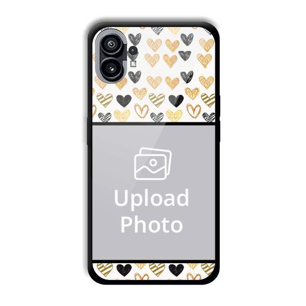 Small Hearts Customized Printed Back Cover for Nothing Phone (1)