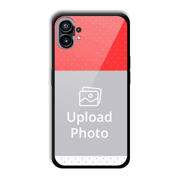 Red White Customized Printed Back Cover for Nothing Phone (1)
