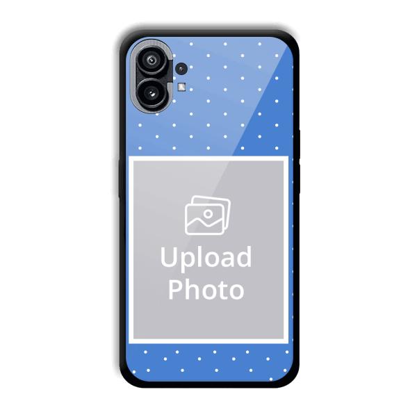 Sky Blue White Customized Printed Back Cover for Nothing Phone (1)