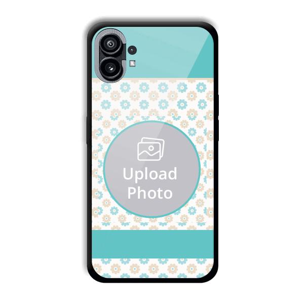 Blue Flowers Customized Printed Back Cover for Nothing Phone (1)