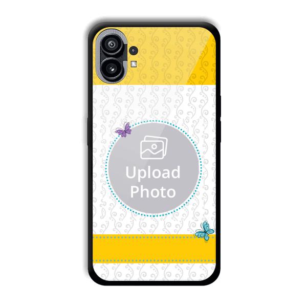 Butterflies & Yellow Customized Printed Back Cover for Nothing Phone (1)