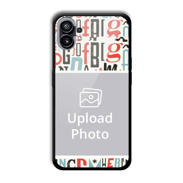 Alphabets Customized Printed Back Cover for Nothing Phone (1)