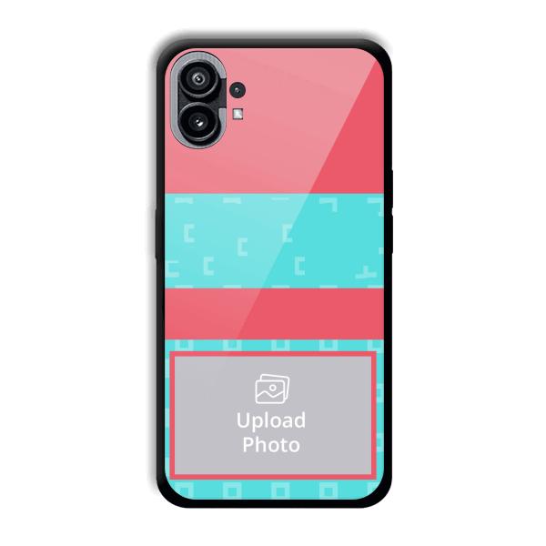 Bluish Pattern Customized Printed Back Cover for Nothing Phone (1)