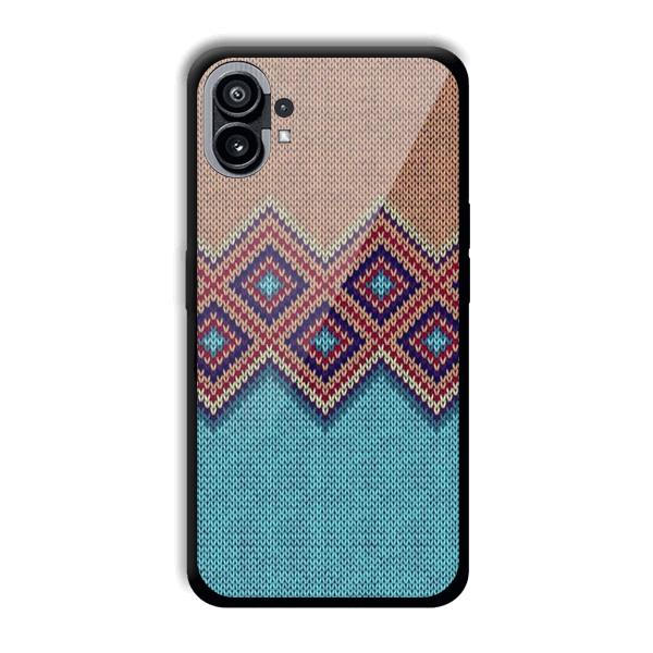 Fabric Design Phone Customized Printed Back Cover for Nothing Phone (1)