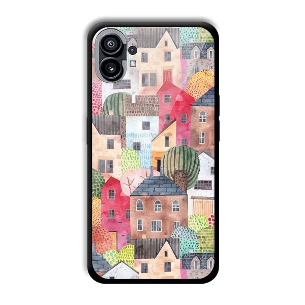 Colorful Homes Phone Customized Printed Back Cover for Nothing Phone (1)