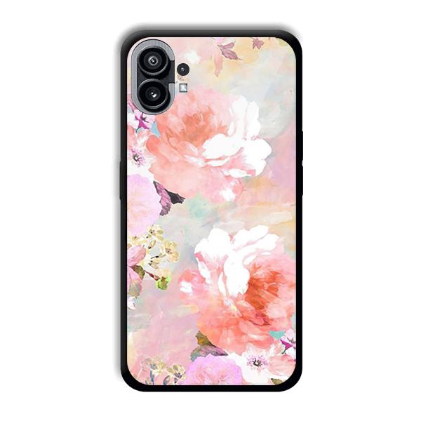 Floral Canvas Phone Customized Printed Back Cover for Nothing Phone (1)